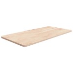 vidaXL Blat de baie, 80x40x1,5 cm, lemn masiv netratat vidaXL Blat de baie, 80x40x1,5 cm, lemn masiv netratat