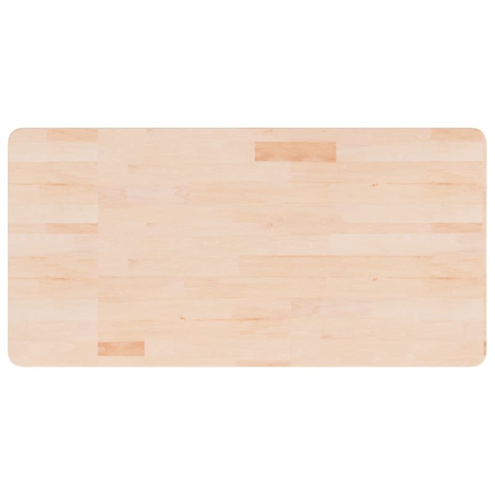 vidaXL Blat de baie, 100x50x1,5 cm, lemn masiv netratat