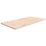 vidaXL Blat de baie, 100x50x1,5 cm, lemn masiv netratat vidaXL Blat de baie, 100x50x1,5 cm, lemn masiv netratat