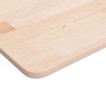 vidaXL Blat de baie, 100x50x1,5 cm, lemn masiv netratat vidaXL Blat de baie, 100x50x1,5 cm, lemn masiv netratat