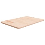 vidaXL Blat de baie, 60x40x1,5 cm, lemn masiv netratat vidaXL Blat de baie, 60x40x1,5 cm, lemn masiv netratat