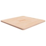 vidaXL Blat de masă pătrat, 70x70x2,5 cm, lemn masiv stejar netratat