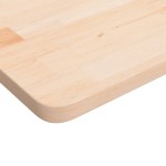 vidaXL Blat de masă pătrat, 70x70x2,5 cm, lemn masiv stejar netratat