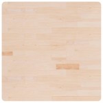vidaXL Blat de masă pătrat,90x90x2,5 cm, lemn masiv stejar netratat