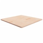 vidaXL Blat de masă pătrat,90x90x2,5 cm, lemn masiv stejar netratat