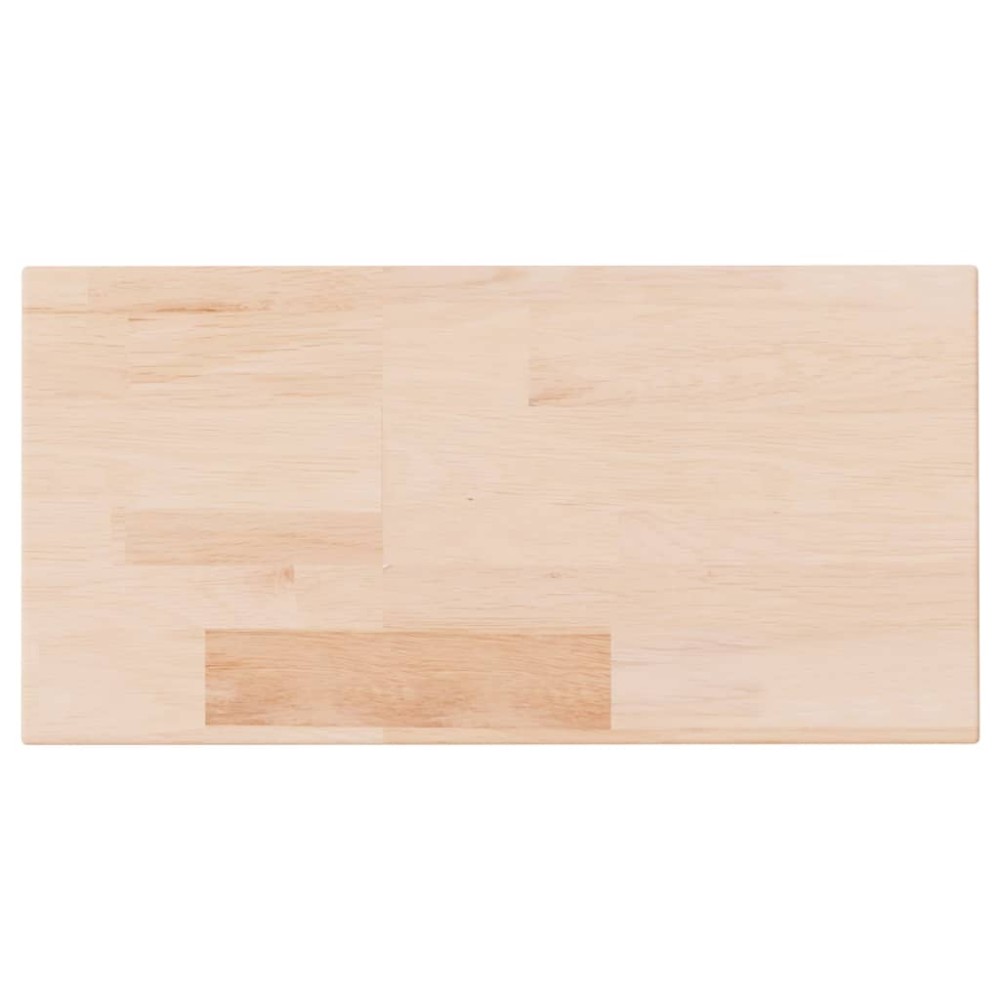 vidaXL Poliță, 40x20x2,5 cm, lemn masiv de stejar netratat