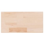 vidaXL Poliță, 40x20x2,5 cm, lemn masiv de stejar netratat