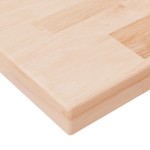 vidaXL Poliță, 40x20x2,5 cm, lemn masiv de stejar netratat