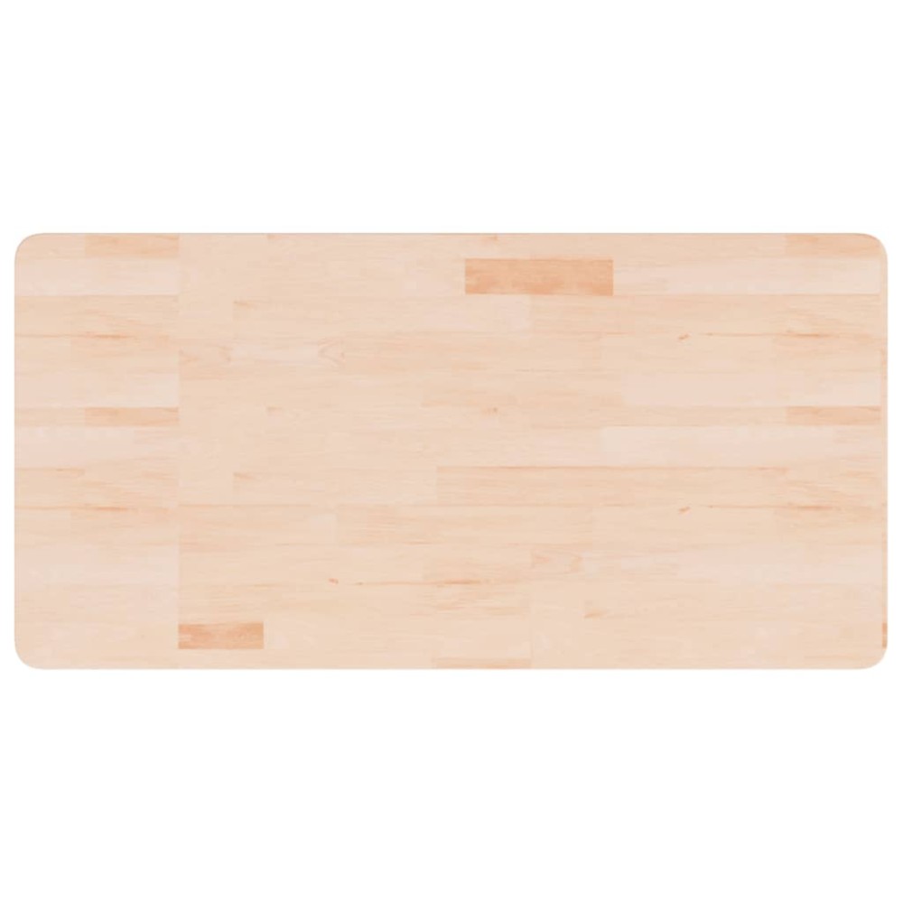 vidaXL Blat de baie, 100x50x2,5 cm, lemn masiv netratat