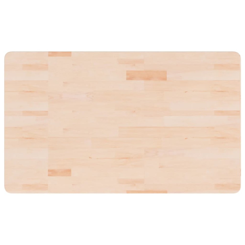 vidaXL Blat de baie, 100x60x2,5 cm, lemn masiv netratat