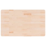 vidaXL Blat de baie, 100x60x2,5 cm, lemn masiv netratat vidaXL Blat de baie, 100x60x2,5 cm, lemn masiv netratat