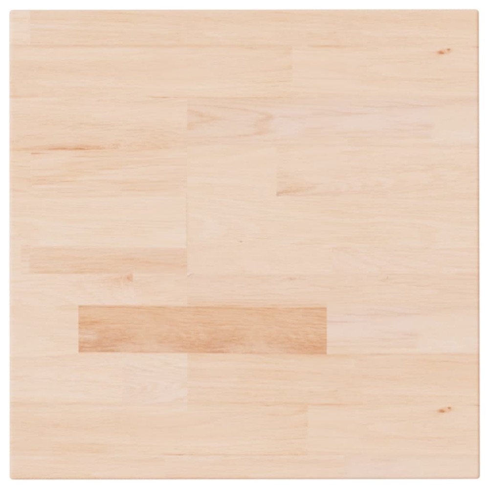 vidaXL Blat de masă pătrat, 40x40x4 cm, lemn masiv stejar netratat