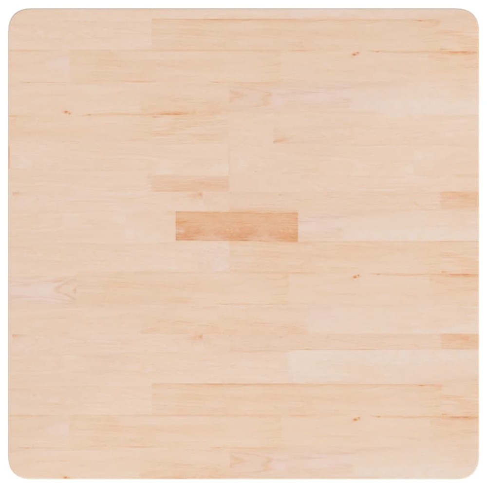vidaXL Blat de masă pătrat, 70x70x4 cm, lemn masiv stejar netratat
