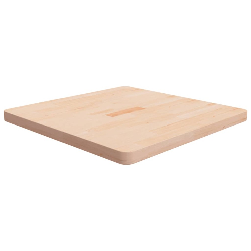 vidaXL Blat de masă pătrat, 70x70x4 cm, lemn masiv stejar netratat