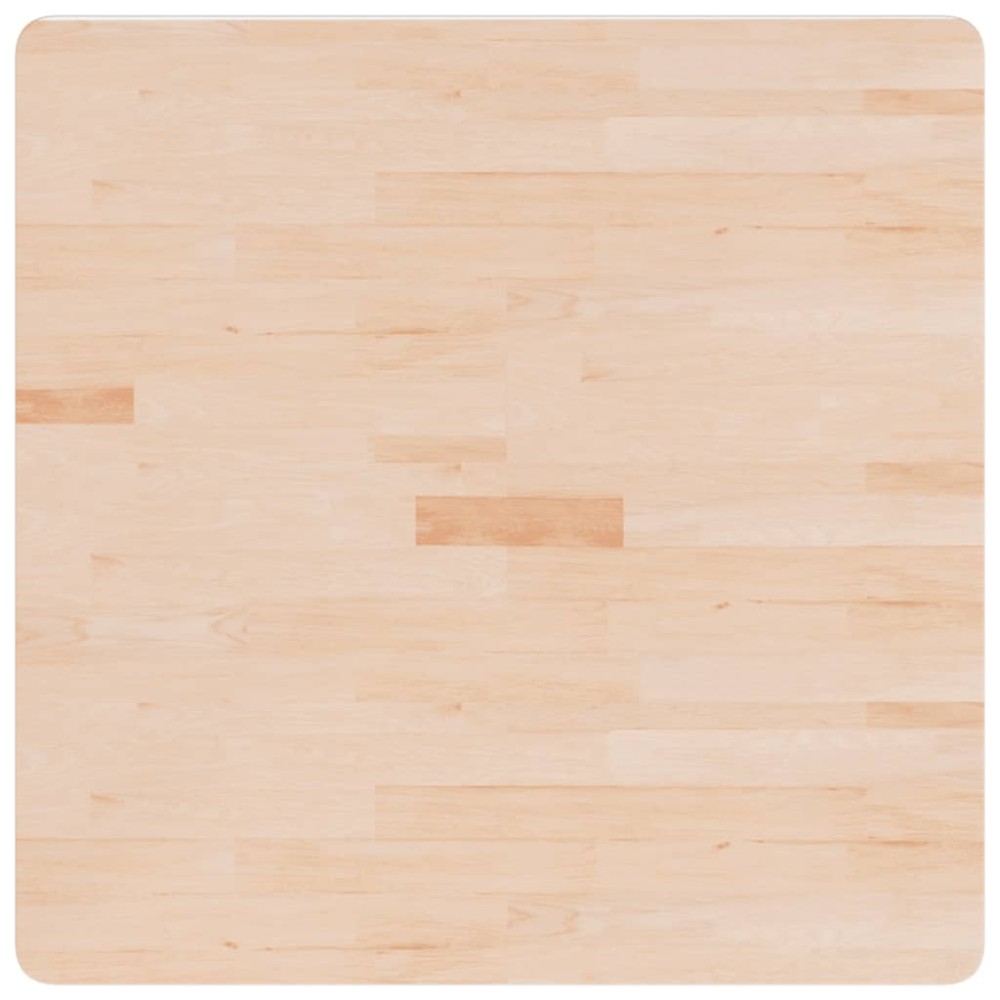 vidaXL Blat de masă pătrat, 80x80x4 cm, lemn masiv stejar netratat