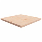 vidaXL Blat de masă pătrat, 80x80x4 cm, lemn masiv stejar netratat