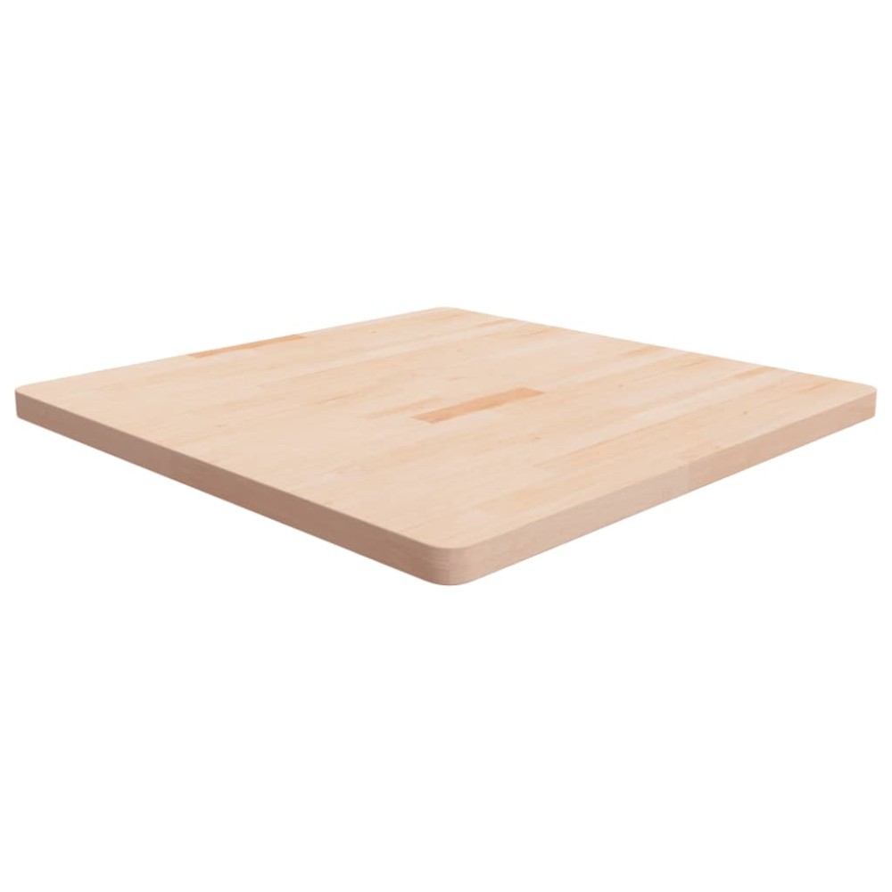 vidaXL Blat de masă pătrat, 90x90x4 cm, lemn masiv stejar netratat