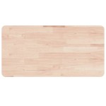 vidaXL Blat de baie, 100x60x4 cm, lemn masiv netratat vidaXL Blat de baie, 100x60x4 cm, lemn masiv netratat