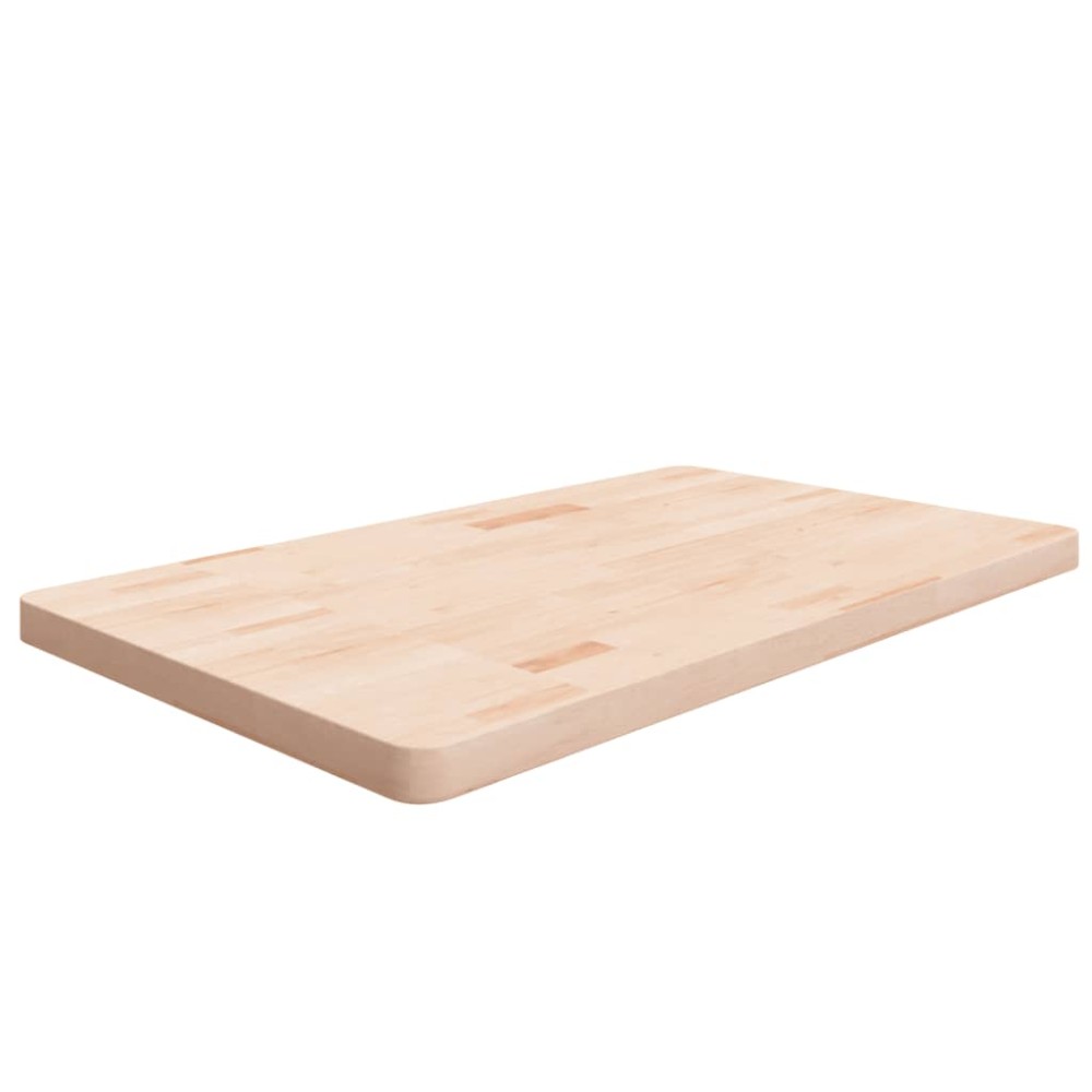 vidaXL Blat de baie, 100x60x4 cm, lemn masiv netratat