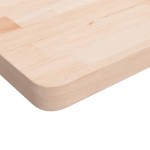 vidaXL Blat de baie, 100x60x4 cm, lemn masiv netratat vidaXL Blat de baie, 100x60x4 cm, lemn masiv netratat
