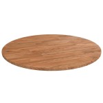 vidaXL Blat de masă rotund maro deschis Ø50x1,5 cm lemn stejar tratat
