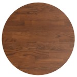 vidaXL Blat de masă rotund maro închis Ø30x1,5cm lemn stejar tratat