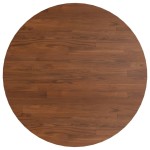 vidaXL Blat de masă rotund maro închis Ø50x1,5 cm lemn stejar tratat