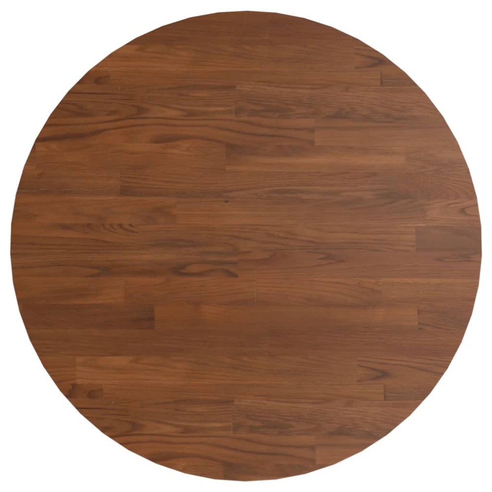 vidaXL Blat de masă rotund maro închis Ø60x1,5 cm lemn stejar tratat