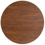 vidaXL Blat de masă rotund maro închis Ø70x1,5 cm lemn stejar tratat