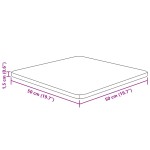 vidaXL Blat masă pătrat maro deschis 50x50x1,5cm lemn stejar tratat vidaXL Blat masă pătrat maro deschis 50x50x1,5cm lemn stejar tratat