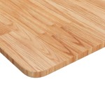 vidaXL Blat masă pătrat maro deschis 60x60x1,5 cm lemn stejar tratat vidaXL Blat masă pătrat maro deschis 60x60x1,5 cm lemn stejar tratat