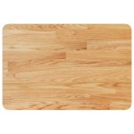vidaXL Blat de baie, maro deschis, 60x40x1,5 cm, lemn masiv tratat vidaXL Blat de baie, maro deschis, 60x40x1,5 cm, lemn masiv tratat