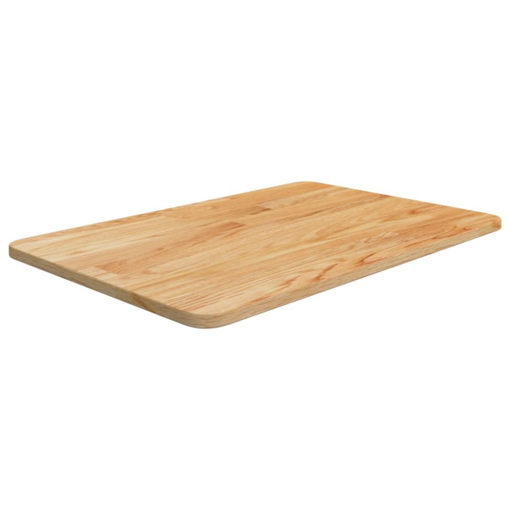 vidaXL Blat de baie, maro deschis, 60x40x1,5 cm, lemn masiv tratat