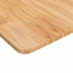 vidaXL Blat de baie, maro deschis, 100x60x1,5 cm, lemn masiv tratat vidaXL Blat de baie, maro deschis, 100x60x1,5 cm, lemn masiv tratat