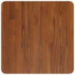 vidaXL Blat de masă pătrat maro închis 50x50x1,5 cm lemn stejar tratat