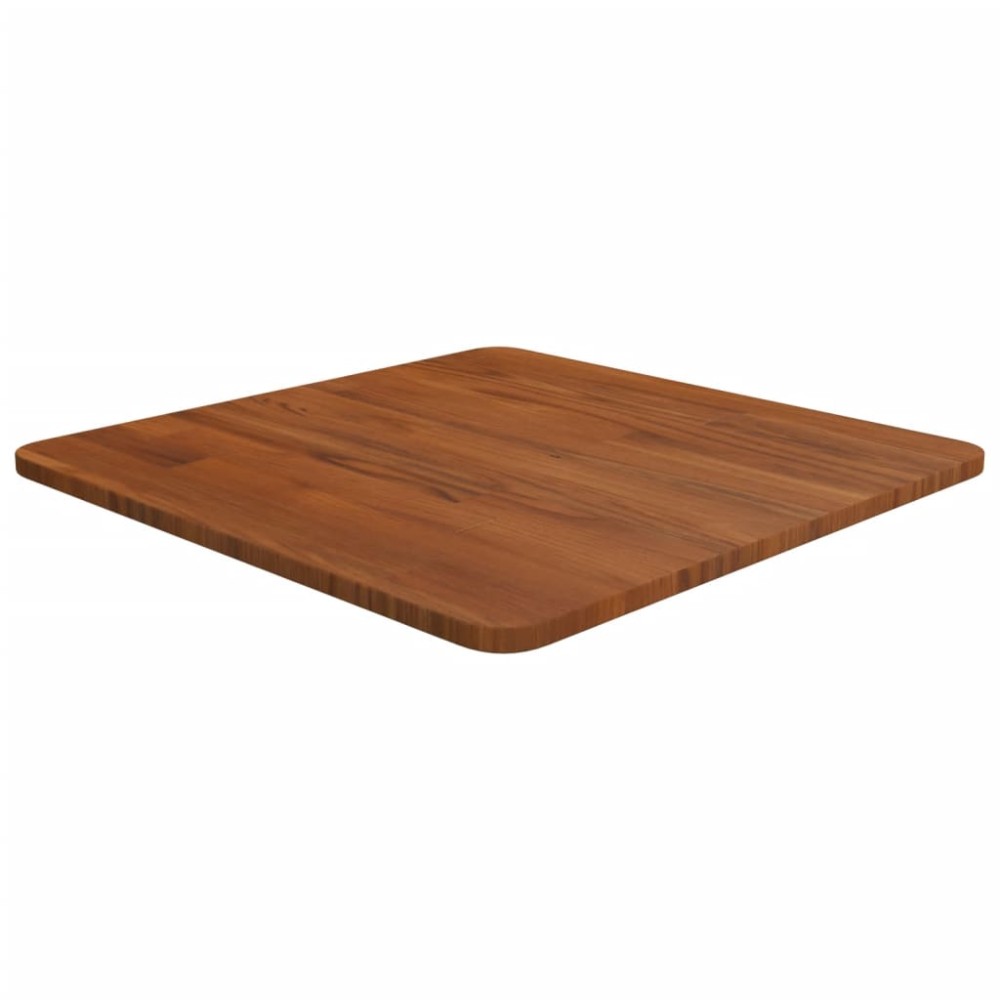 vidaXL Blat de masă pătrat maro închis 50x50x1,5 cm lemn stejar tratat