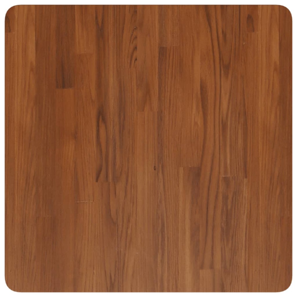 vidaXL Blat de masă pătrat maro închis 60x60x1,5 cm lemn stejar tratat