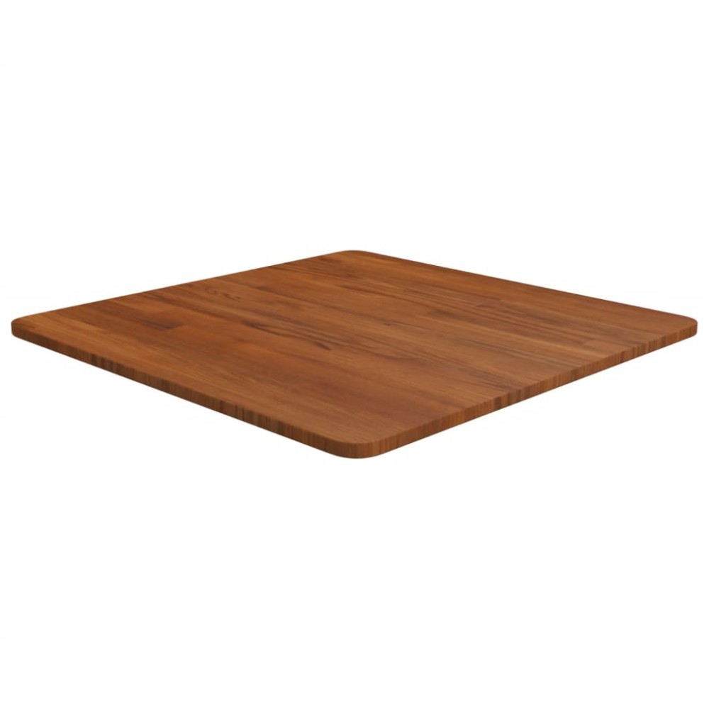 vidaXL Blat de masă pătrat maro închis 60x60x1,5 cm lemn stejar tratat