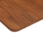 vidaXL Blat de masă pătrat maro închis 60x60x1,5 cm lemn stejar tratat vidaXL Blat de masă pătrat maro închis 60x60x1,5 cm lemn stejar tratat