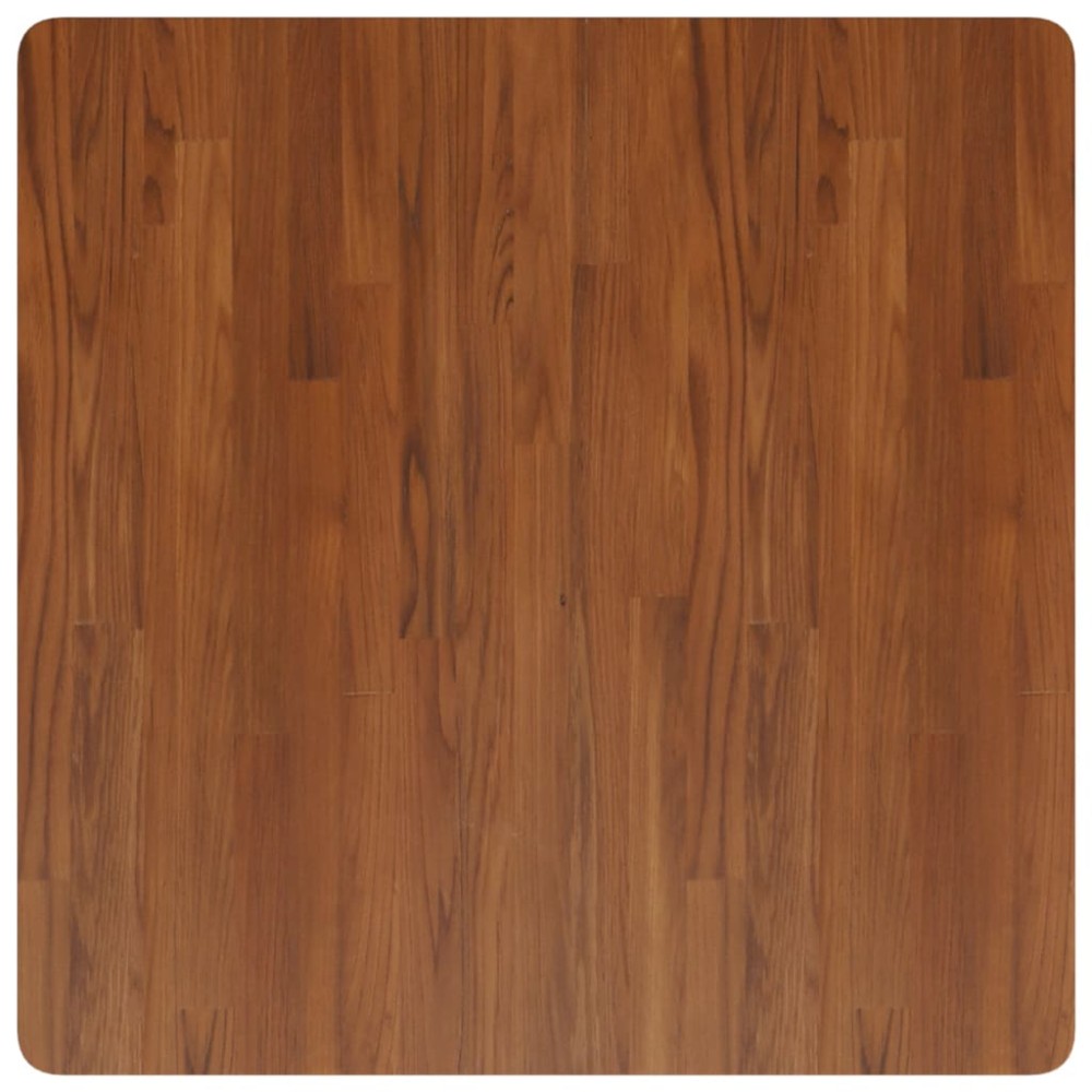 vidaXL Blat de masă pătrat maro închis 80x80x1,5 cm lemn stejar tratat