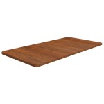 vidaXL Blat de baie, maro închis, 80x40x1,5 cm, lemn masiv tratat vidaXL Blat de baie, maro închis, 80x40x1,5 cm, lemn masiv tratat