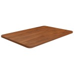 vidaXL Blat de baie, maro închis, 60x40x1,5 cm, lemn masiv tratat vidaXL Blat de baie, maro închis, 60x40x1,5 cm, lemn masiv tratat