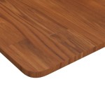 vidaXL Blat de baie, maro închis, 60x40x1,5 cm, lemn masiv tratat vidaXL Blat de baie, maro închis, 60x40x1,5 cm, lemn masiv tratat