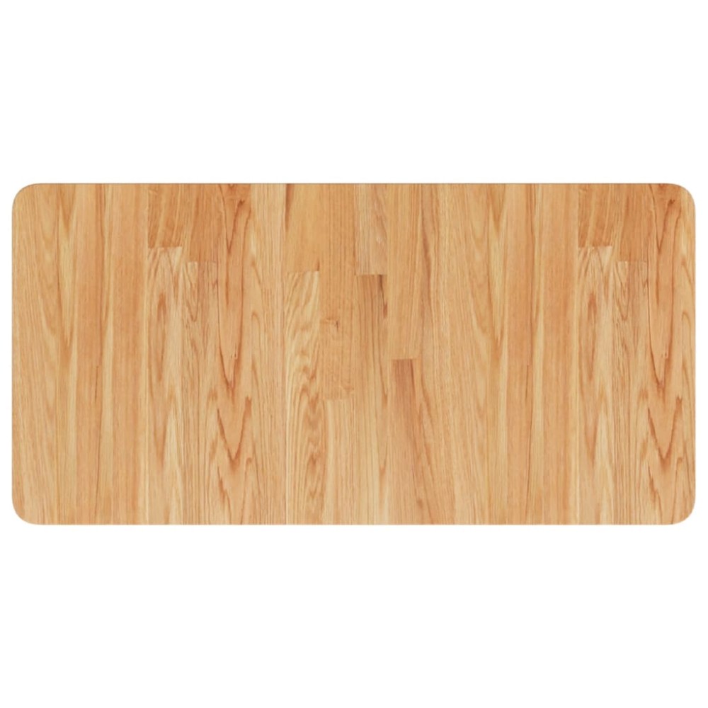 vidaXL Blat de baie, maro deschis, 80x40x2,5 cm, lemn masiv tratat