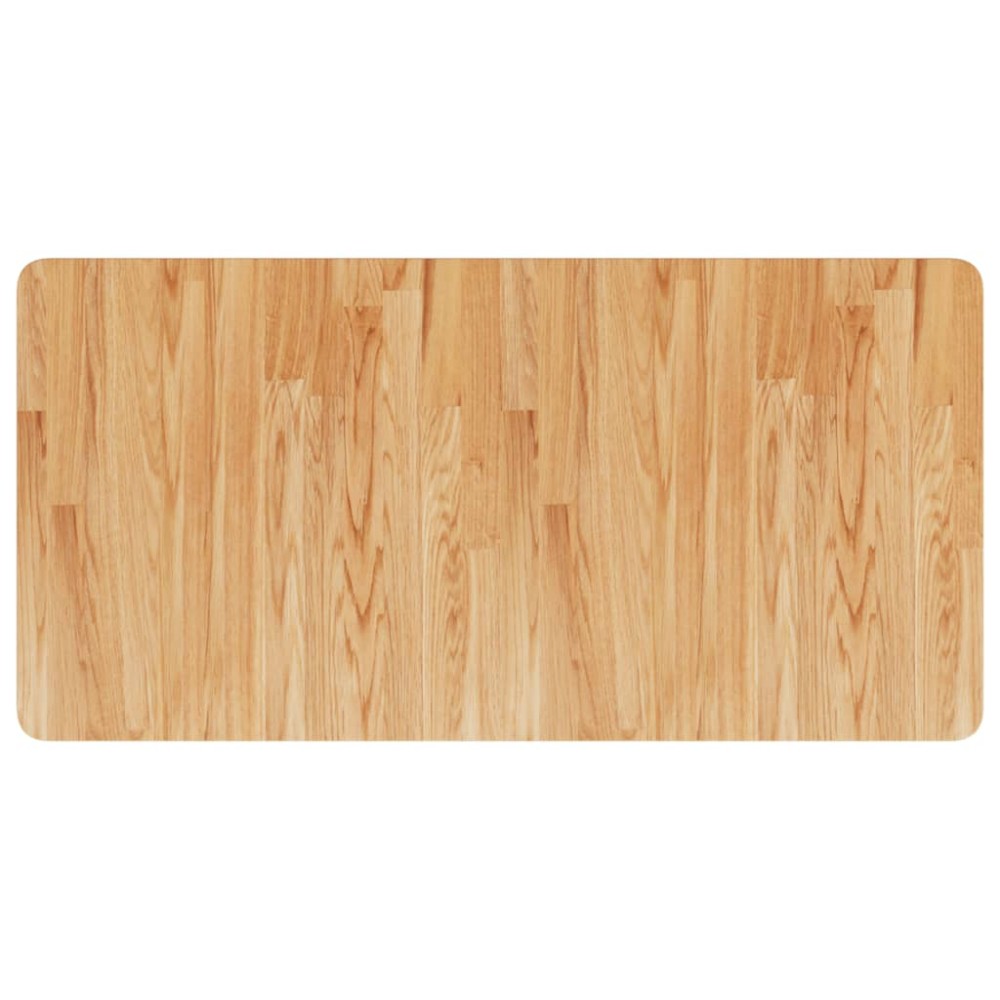 vidaXL Blat de baie, maro deschis, 100x50x2,5 cm, lemn masiv tratat