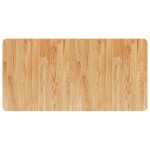 vidaXL Blat de baie, maro deschis, 100x50x2,5 cm, lemn masiv tratat vidaXL Blat de baie, maro deschis, 100x50x2,5 cm, lemn masiv tratat
