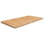 vidaXL Blat de baie, maro deschis, 100x50x2,5 cm, lemn masiv tratat vidaXL Blat de baie, maro deschis, 100x50x2,5 cm, lemn masiv tratat