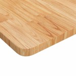 vidaXL Blat de baie, maro deschis, 100x50x2,5 cm, lemn masiv tratat vidaXL Blat de baie, maro deschis, 100x50x2,5 cm, lemn masiv tratat