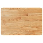 vidaXL Blat de baie, maro deschis, 60x40x2,5 cm, lemn masiv tratat vidaXL Blat de baie, maro deschis, 60x40x2,5 cm, lemn masiv tratat