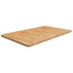 vidaXL Blat de baie, maro deschis, 100x60x2,5 cm, lemn masiv tratat vidaXL Blat de baie, maro deschis, 100x60x2,5 cm, lemn masiv tratat
